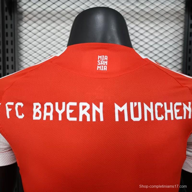 Player Version 25/26 Bayern Munich Home Jersey