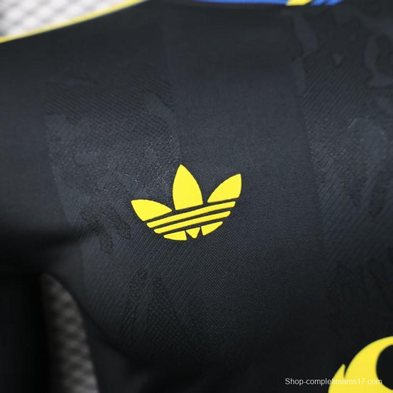 Player Version 25/26 Manchester United Third Black Long Sleeve Jersey