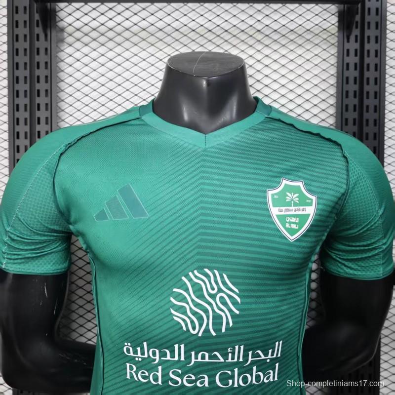 Player Version 25/26 Al-Ahli Away Green Jersey