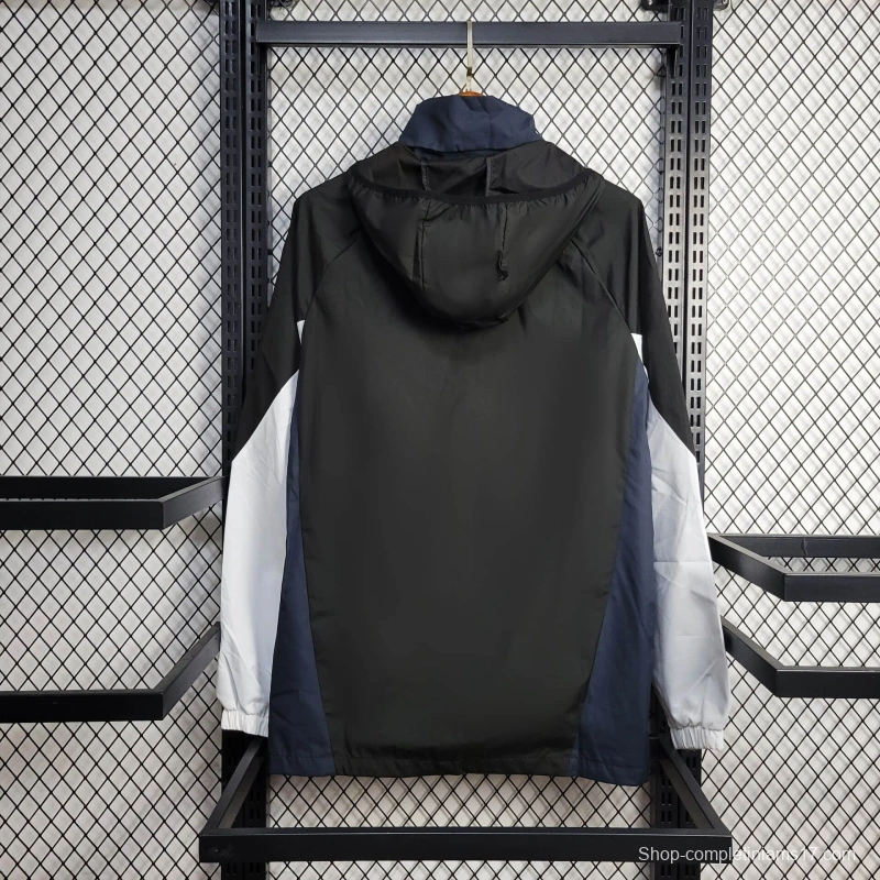 25/26 Newcastle United Jacket Black Windbreaker