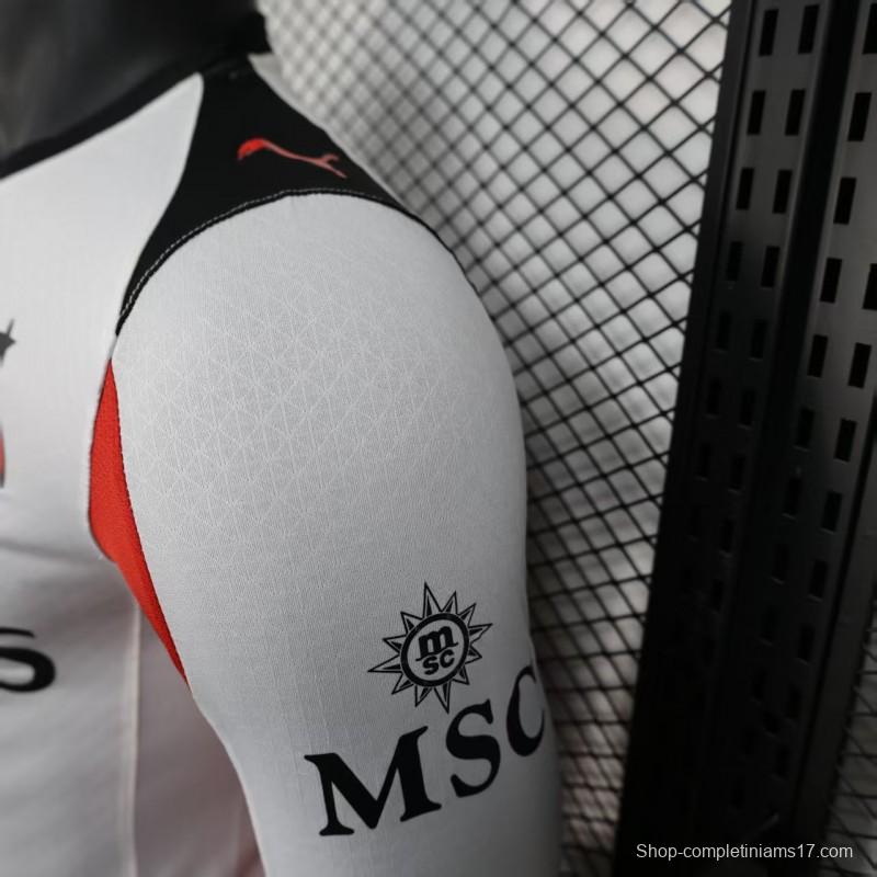 Player Version 25/26 AC Milan Away Long Sleeve Jersey