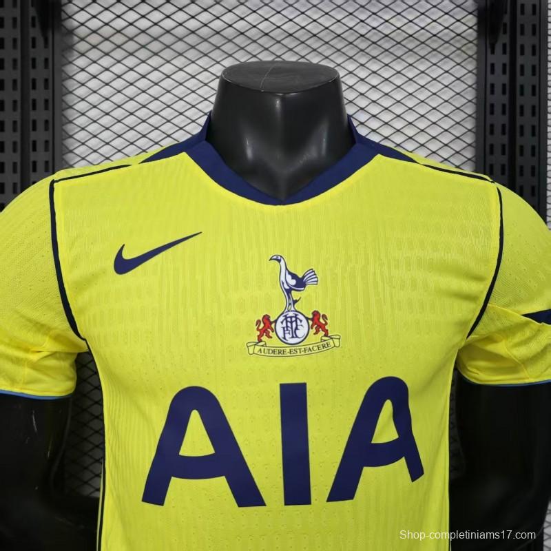 Player Version 25/26 Tottenham Hotspur Third Yellow Jersey