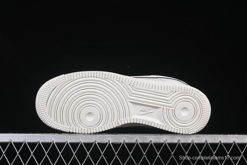 Nike Air Force 1 '07 Low LV Collaboration Off-White Small Swoosh Casual Sneakers - CS5288-035
