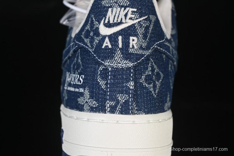 Nike Air Force 1 '07 Low LV Collaboration White Blue Casual Sneakers - YF9511-811