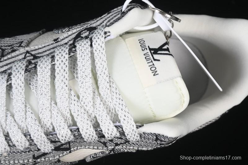 Nike Air Force 1 '07 Low LV Collaboration Gray Floral Canvas Casual Sneakers - DF0188-077