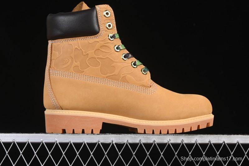 Timberland Bape Undefeated Triple Collaboration Limited Edition Waterproof Boots - TB0A1R7Y231