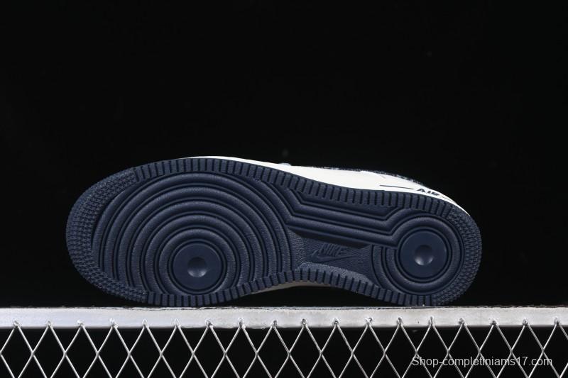 Nike Air Force 1 '07 Low LV Collaboration Denim Patchwork Casual Sneakers - SC0601-556