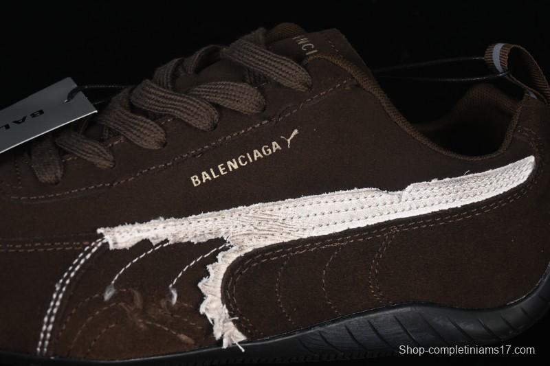 Puma The Open Product x Puma Speedcat Paris Collaboration Low-Top Lifestyle Casual Shoes - 406519-05