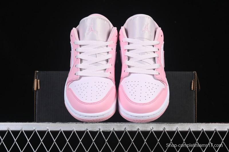 Nike Air Jordan 1 Low AJ1 Pearl Pink Low-top Casual Sneakers - 553560-614