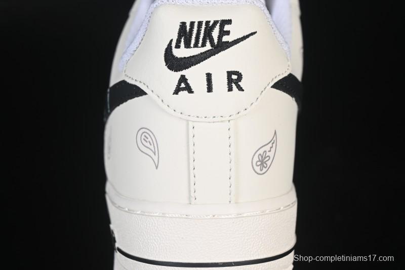 Nike Air Force 1 '07 Low Casual Sneakers in White Black - ZH0318-128