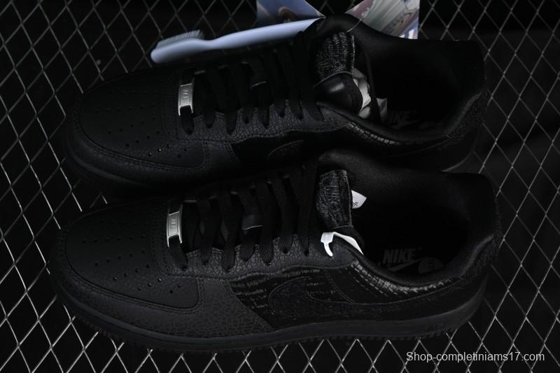 Nike Air Force 1'07 Low Casual Sneakers with Full-Length Air Cushion - HQ1977-001