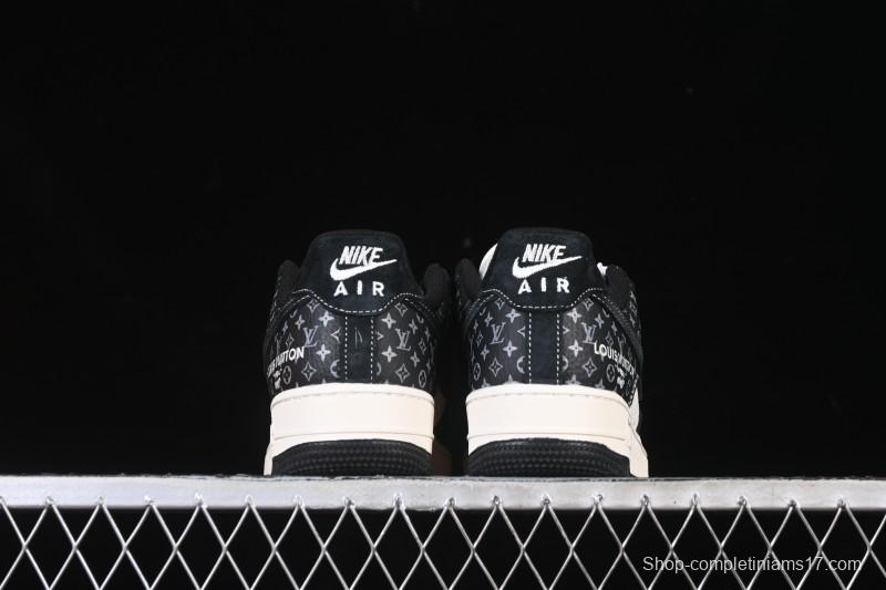 Nike Air Force 1 '07 Low LV Collaboration Stitched Label Print Casual Sneakers - CX5050-Y10