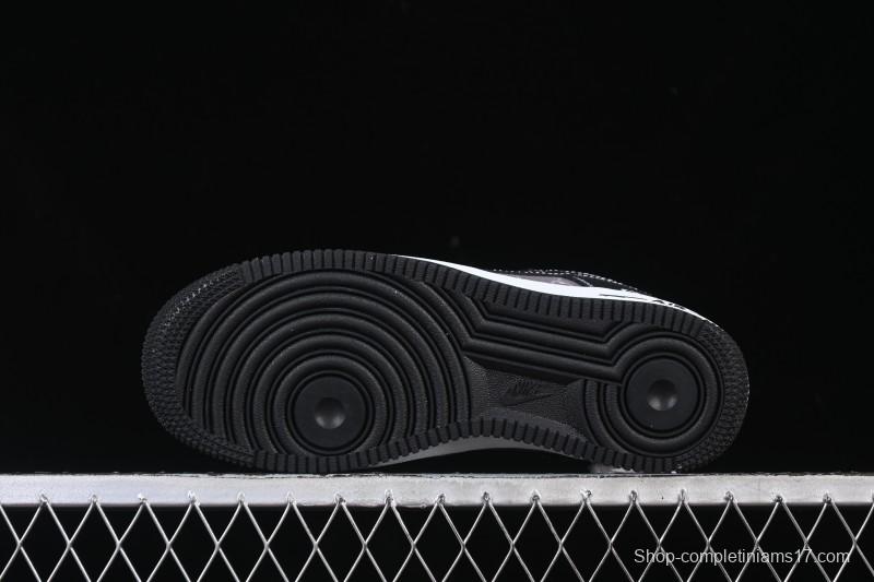 Nike Air Force 1 '07 Low Gucci Collaboration Litchi Grain Print Casual Sneakers - AH8462-002