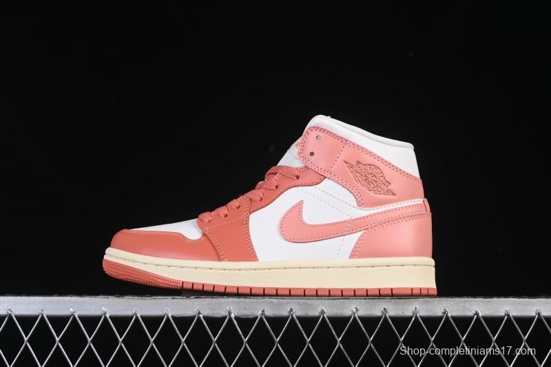 Nike Air Jordan 1 Mid AJ1 Orange Sunshine - DQ8426-180