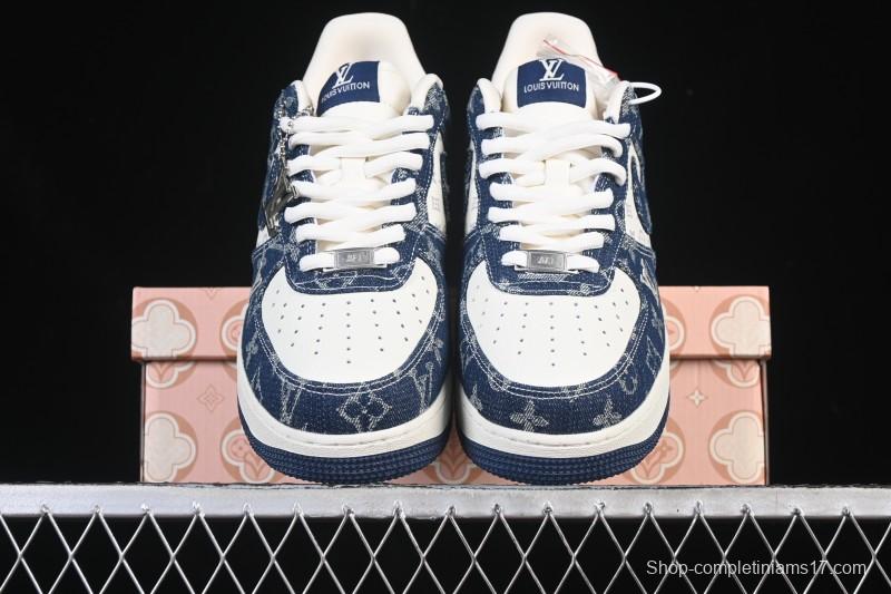 Nike Air Force 1 '07 Low LV Collaboration White Blue Casual Sneakers - YF9511-811