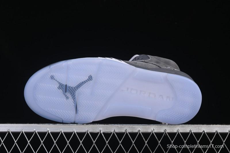 Nike Air Jordan 5 Retro Basketball Shoes with Wolf Grey Design - DD0587-002