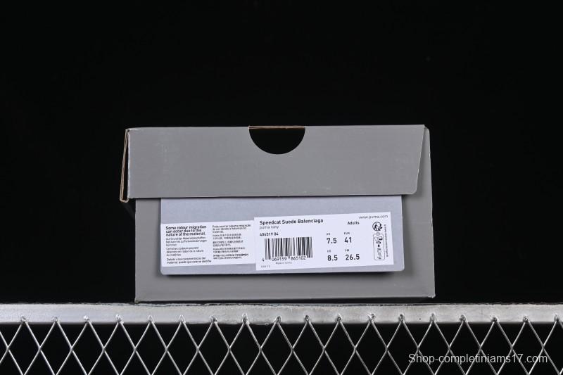 Puma Speedcat Paris Collaboration Low-Top Lifestyle Casual Shoes - 406519-04