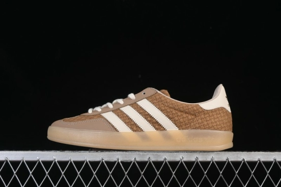 Adidas Originals Gazelle Indoor Retro Casual Slip-Resistant Wear-Resistant Low-Top Skate Shoes - JR8851