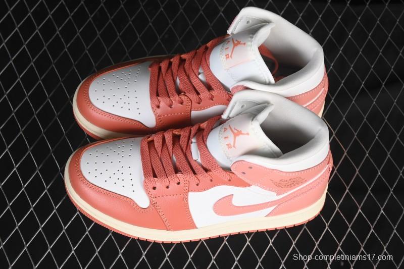 Nike Air Jordan 1 Mid AJ1 Orange Sunshine - DQ8426-180