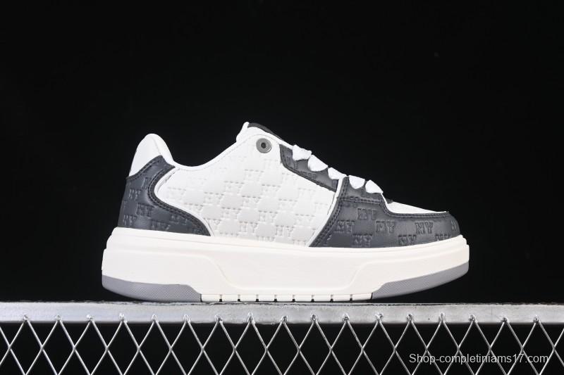 New York Yankees MLB Bigball Chunky Embroidered Monogram Platform Casual Sneakers - 3ASXE035N50CGS