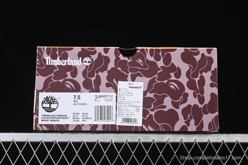 Timberland Bape Undefeated Triple Collaboration Limited Edition Waterproof Boots - TB0A1R7Y231