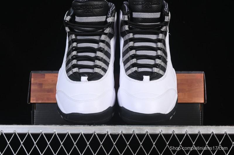 Nike Air Jordan 10 Retro Light Steel Grey Basketball Shoes - HJ6779-104