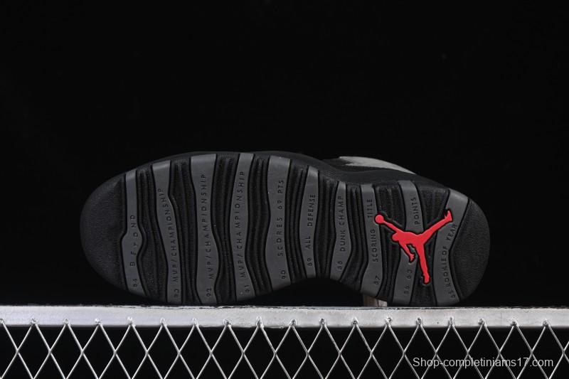 Nike Air Jordan 10 Retro Shadow Grey Basketball Shoes - HJ6779-001