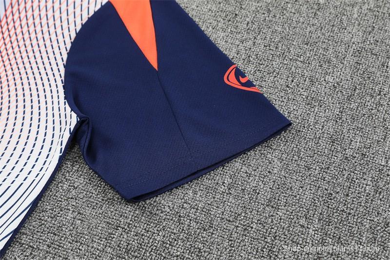 25/26 Barcelona Royal Blue Camouflage T90 Short Sleeve Jersey+Shorts