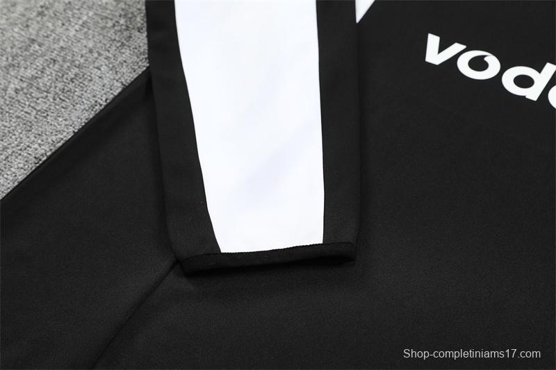 Retro 02/03 Manchester United Black Half Zipper Jacket