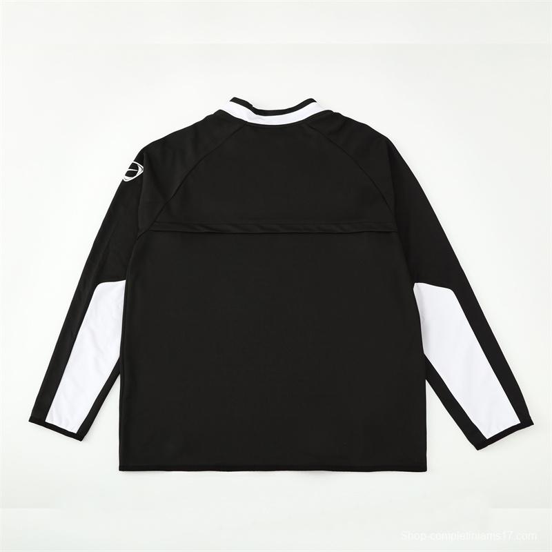 Retro 02/03 Manchester United Black Half Zipper Jacket