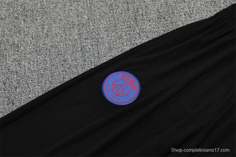 Player Version 25/26 PSG Black T90 Half Zipper Jacket+Long Pants