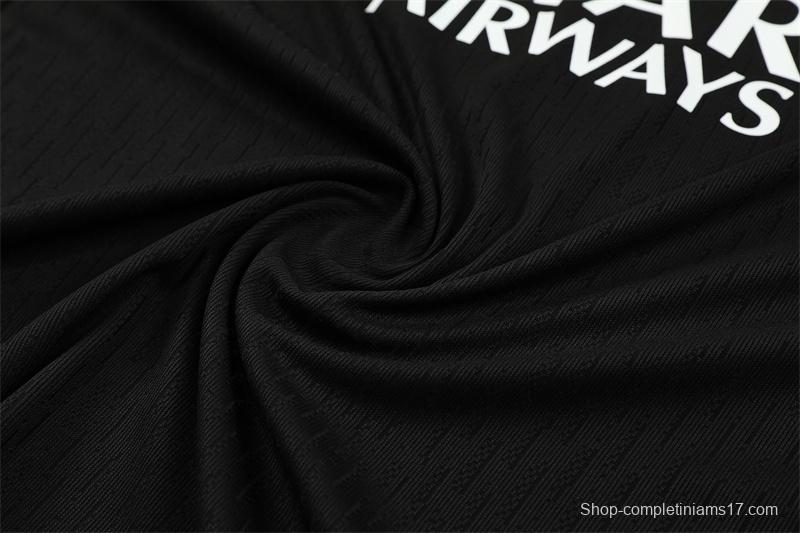 Player Version 25/26 PSG Black T90 Half Zipper Jacket+Long Pants