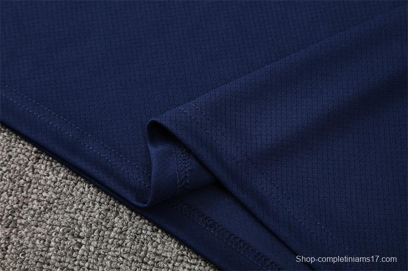 25/26 Barcelona Royal Blue T90 Short Sleeve Jersey+Shorts with XS