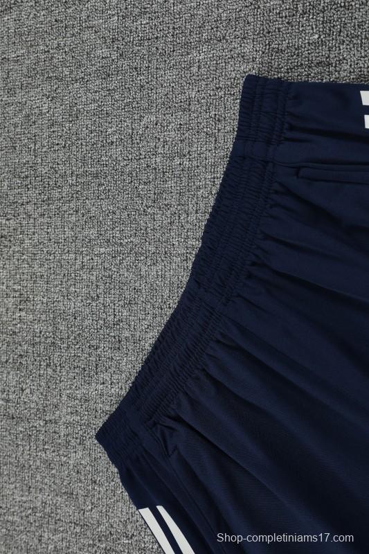 25/26 Real Madrid Navy Short Sleeve Jersey+Shorts