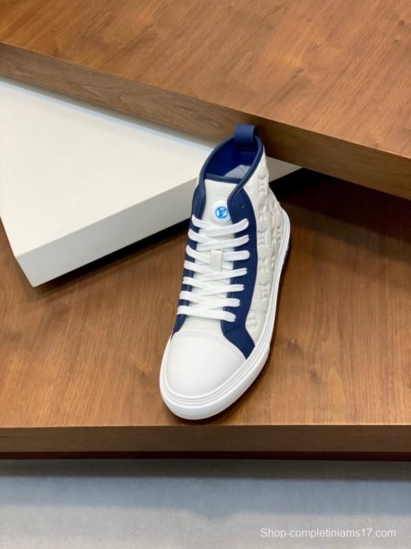 Adidas Originals Casual Sports Boots with High-End Leather Construction - KFY00460