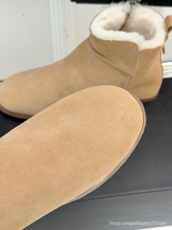 ALAIA Minimalist Side Zipper Retro Snow Boots - KFY00320