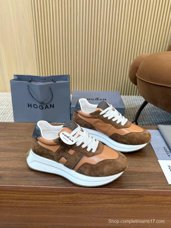 Hogan H-STRIPES Series Couple Thick Sole Dad Shoes Airship Shoes Casual Sports Shoes - AS00350