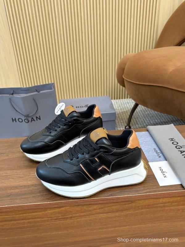 Hogan H-STRIPES Series Couple High Platform Dad Shoes Sneakers - AS00350