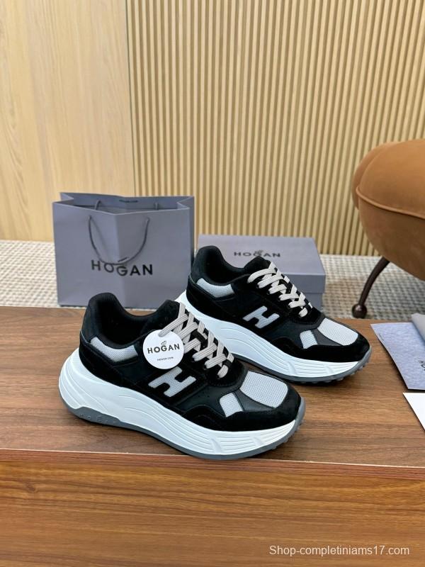 Hogan H-STRIPES Series Couple Thick Sole Dad Shoes Casual Sneakers - LY00370/LY00380
