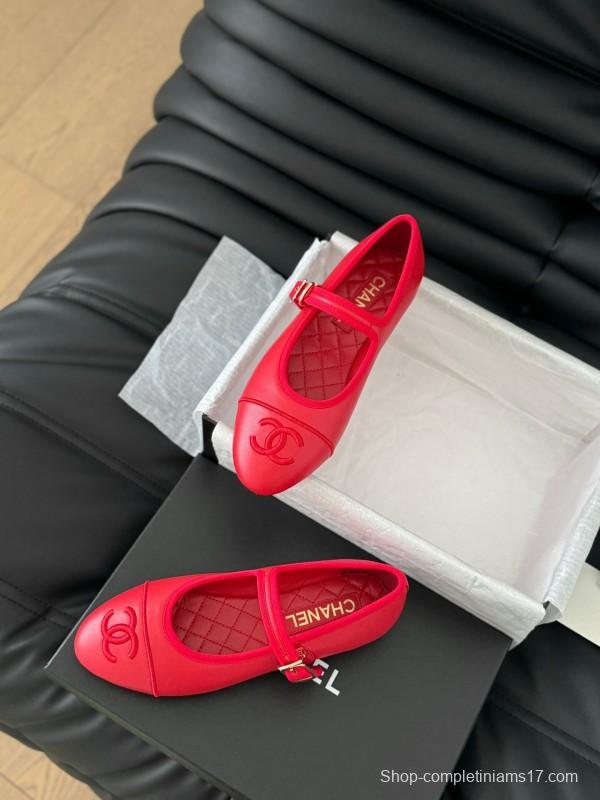 Chanel SS 2025 Runway Mary Jane Flats - LY00