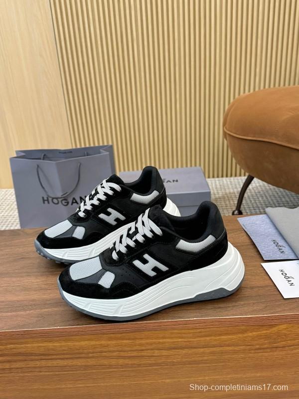 Hogan H-STRIPES Series Couple Thick Sole Dad Shoes Casual Sneakers - LY00370/LY00380