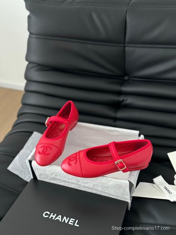 Chanel SS 2025 Runway Mary Jane Flats - LY00