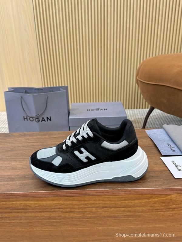 Hogan H-STRIPES Series Couple Thick Sole Dad Shoes Casual Sneakers - LY00370/LY00380