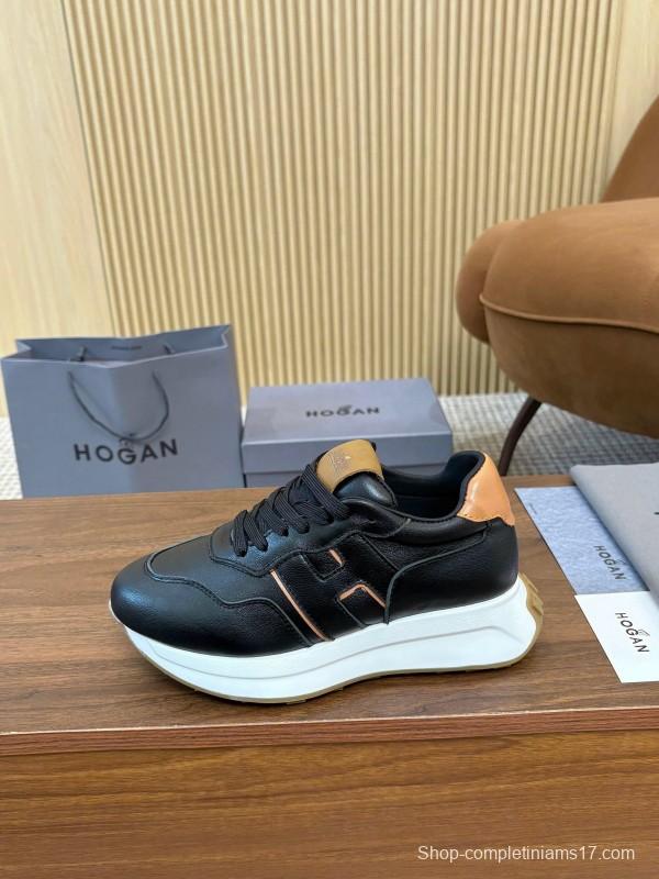 Hogan H-STRIPES Series Couple High Platform Dad Shoes Sneakers - AS00350