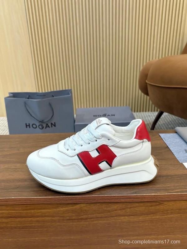 Hogan H-STRIPES Series Couple Thick Sole Dad Shoes Airship Sneakers - AS00350