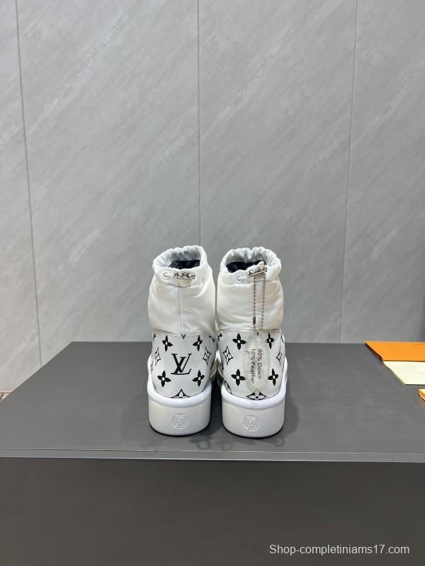 Louis Vuitton Fall/Winter 2025 Snow Boots Round Toe Thick Sole - KFY00310