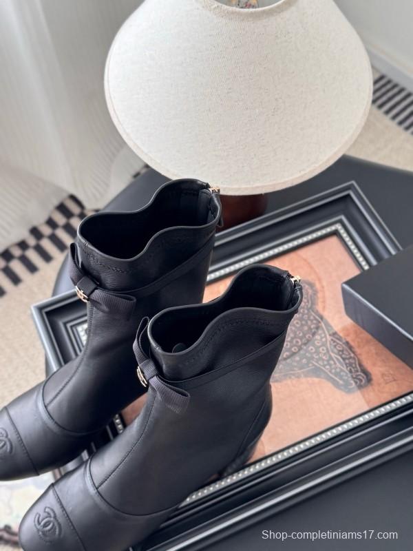Chanel 2025 SS New Bow Ankle Boots - LY00