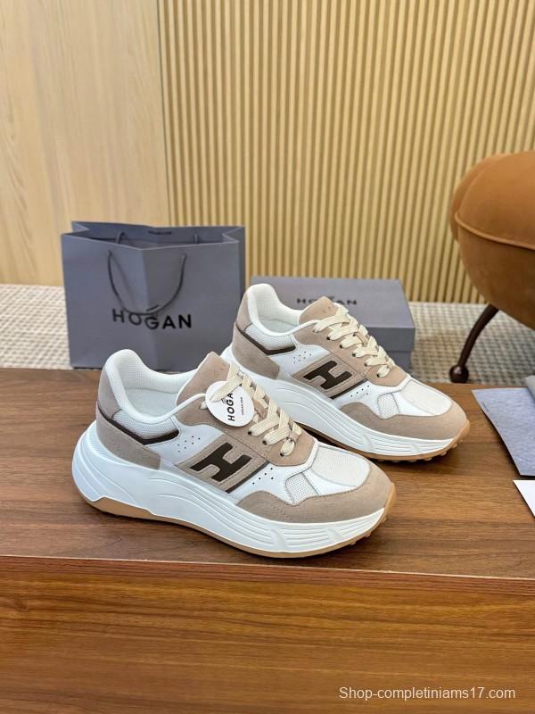 Hogan H-STRIPES Series Couple High Platform Chunky Dad Shoes Casual Sneakers - LY00370/LY00380