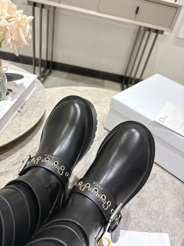 Dior 2025/SS Punk Style Strap Ankle Boots - KFY00470