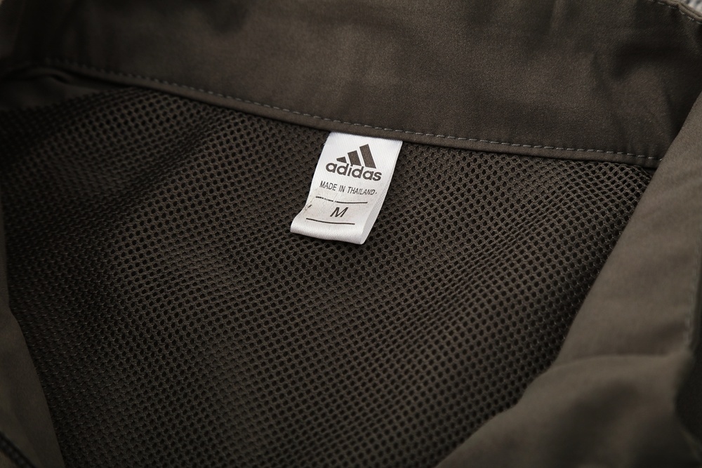 25/26 Real Madrid Dark Green Half Zipper Jacket+Long Pants S-3XL
